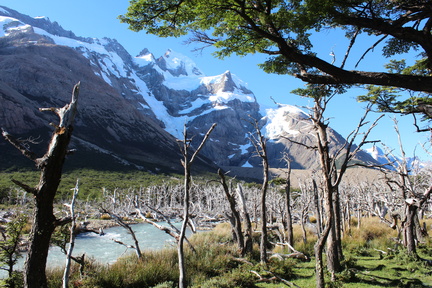 Trabajo de campo en las subcuencas Brazo Norte del Lago Argentino y río Bote